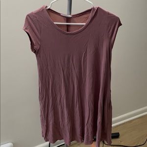 Mauve mini dress